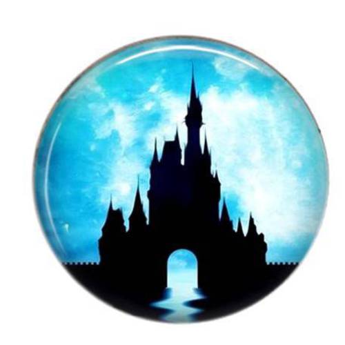 Cabochon Resine Ombres Rond 25mm 15 Chateau Belle Au Bois Dormant Un Grand Marche