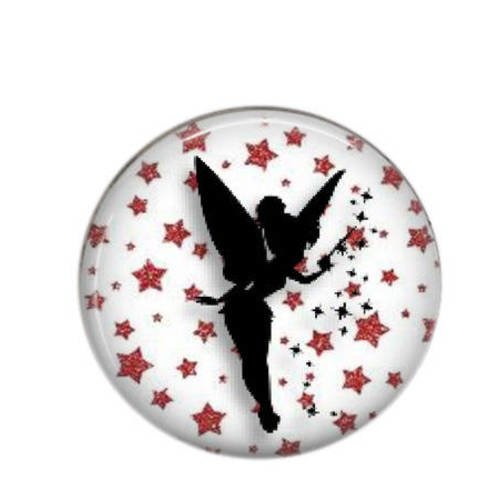 Cabochon rond résine 25mm petite fée 08 