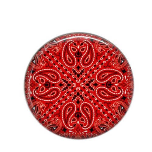 Cabochon rond résine 25mm bandana 20 