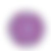 Cabochon résine 25mm rond violet parme 10 