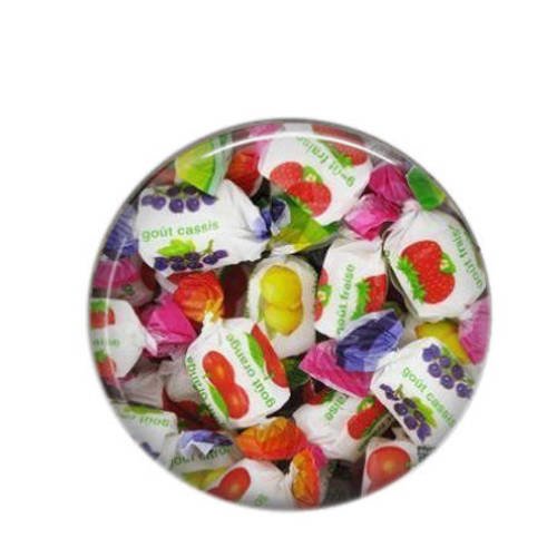 Cabochon rond résine 25mm bonbons 12 