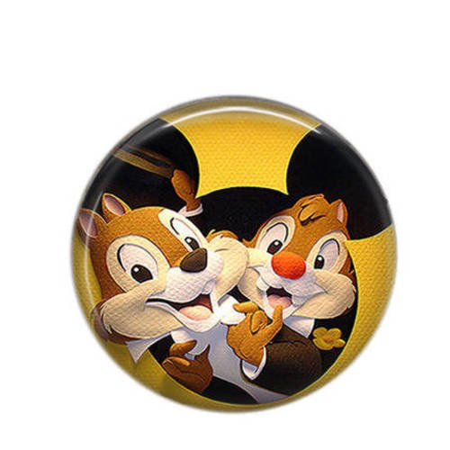 Cabochon rond résine 25mm tic & tac 05 