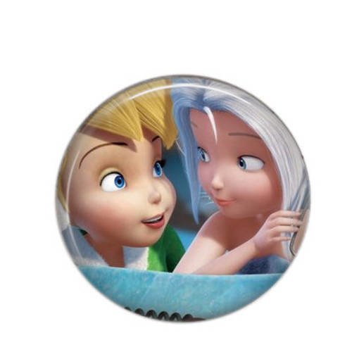 Cabochon rond résine 25mm clochette 14 
