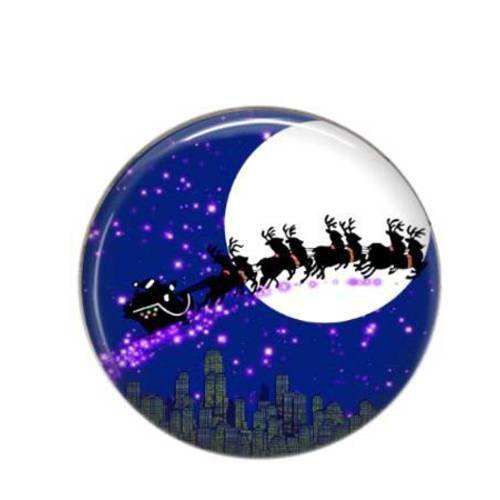 Cabochon rond résine 25mm joyeux noël 20 