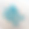 Perle ourson en cristal autrichien couleur bleu