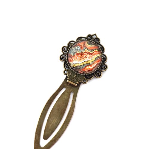 Marque page cabochon motifs