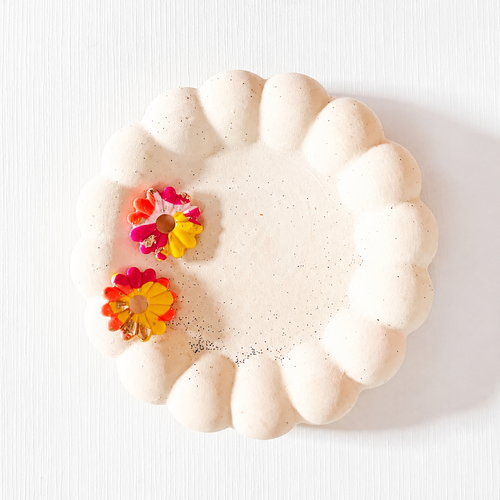Pampilles interchangeables – fleur multicolore - juline