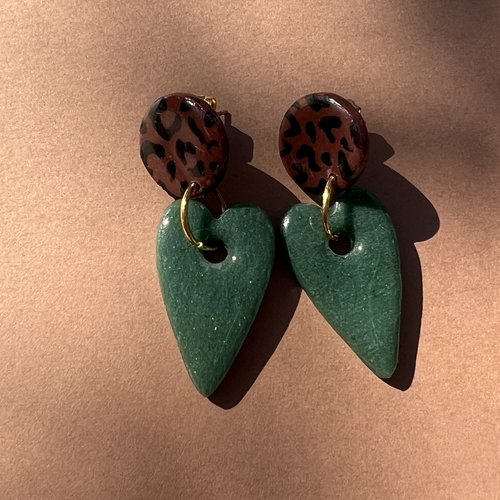 Boucles ivy — boucles d’oreilles faites main