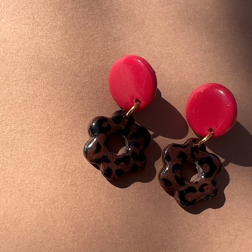 Boucles louise sauvage — boucles d’oreilles faites main