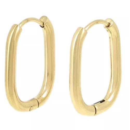 Créoles ovales 22x15 mm