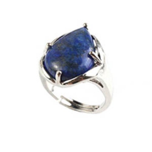 Bague lapis lazuli réglable à votre doigt