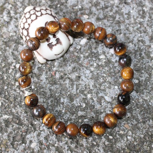 Bracelet homme œil de tigre