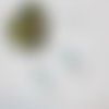 Boucle d'oreille en perle jade de malaisie
