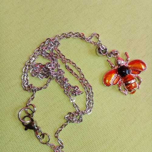 Chaîne avec abeille, réglable