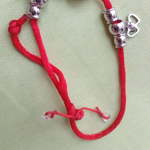 Bracelet - fil rouge couronne