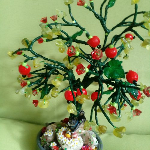 Arbre de vie avec olivine