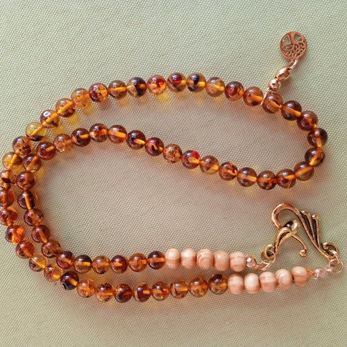 Collier ambre