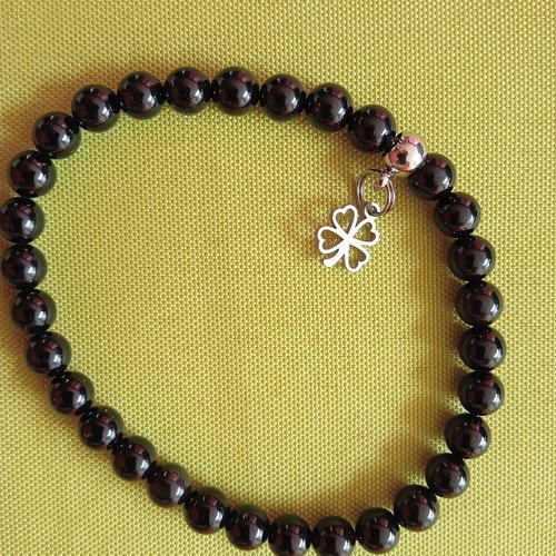 Bracelet tourmaline noire