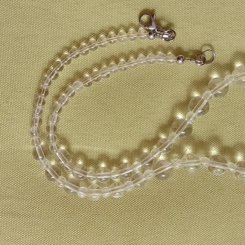 Collier crystal de roche