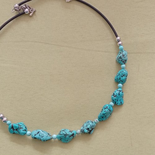 Collier avec turquoise