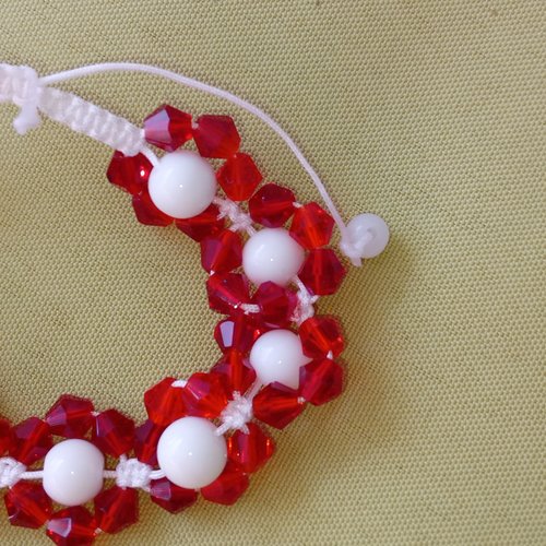 Bracelet agate blanche