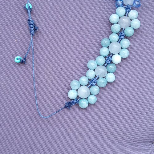 Bracelet aigue-marine