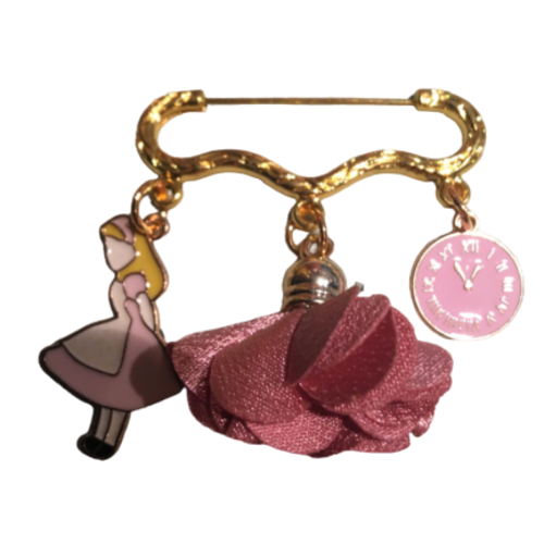 Broche épingle alice au pays des merveilles