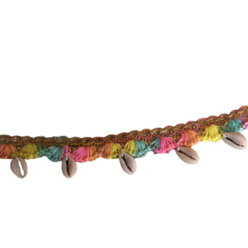 Chevillére boho chic coquillage
