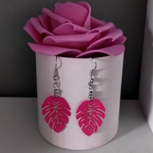 Boucles d'oreilles feuilles