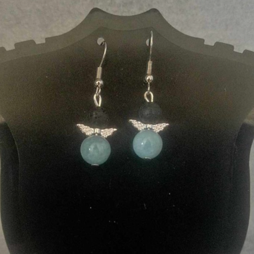 Boucles d'oreilles ange