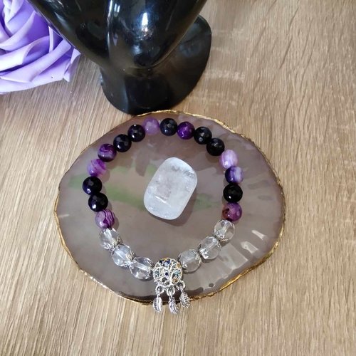 Bracelet arbre de vie, pierre naturelles
