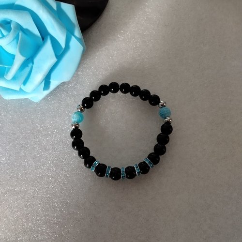 Bracelet perles en verre