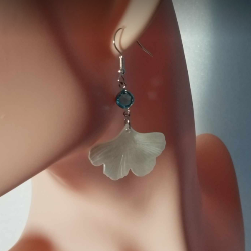 Boucles d'oreilles ginkgo