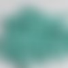 20 pompons vert clair duvet polyester rond 10mm