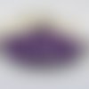 15 cabochons rond violet foncé 9mm résine épaisseur 4.2mm