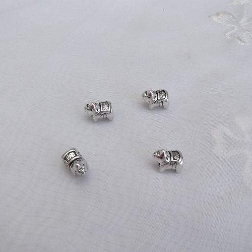 1 perle charm cheval enfant 14.3x11x8mm argent tibétain