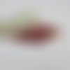 50 perles toupie à facette multicolore 4.3x4mm acrylique