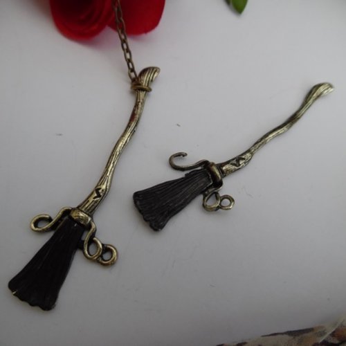 Connecteur bijou aalai sorcière potter doré vieilli 6.5x1.9cm