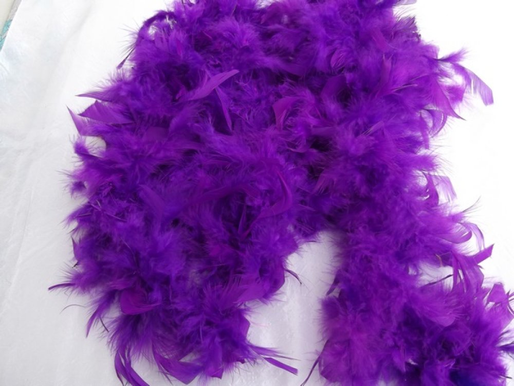 boa plume violet 1.90cm à 2 mètres environ - Un grand marché