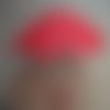  ombrelle rouge dentelle 78x81cm