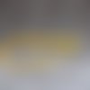 Collier corde jaune soleil ruban organza jaune 43cm