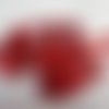1.20m de ruban paillette rouge 10mm souple