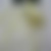  3m ruban satin ivoire jaune pâle 15mm 
