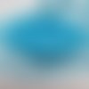 1.10m de dentelle froufrou bleue blanc 3cm organza polyester à étoile