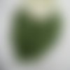 25 perles vert anis ronde 4.6x4mm en verre