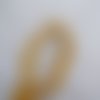 5 perles goutte poire jaune 14x9.3x6mm howlite naturel teintée