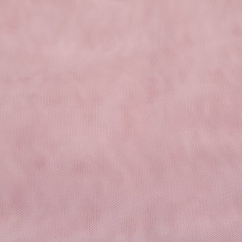 160x25cm de tulle rose petite maille très souple