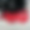 50 embellissements citrouille rouge 18.5x16mm sequin déco de table