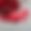 100 embellissements chat rouge 1.5x1.6mm sequin déco de table