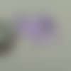 2 estampes libellules filigranes 15x14mm ciselé cuivre violet